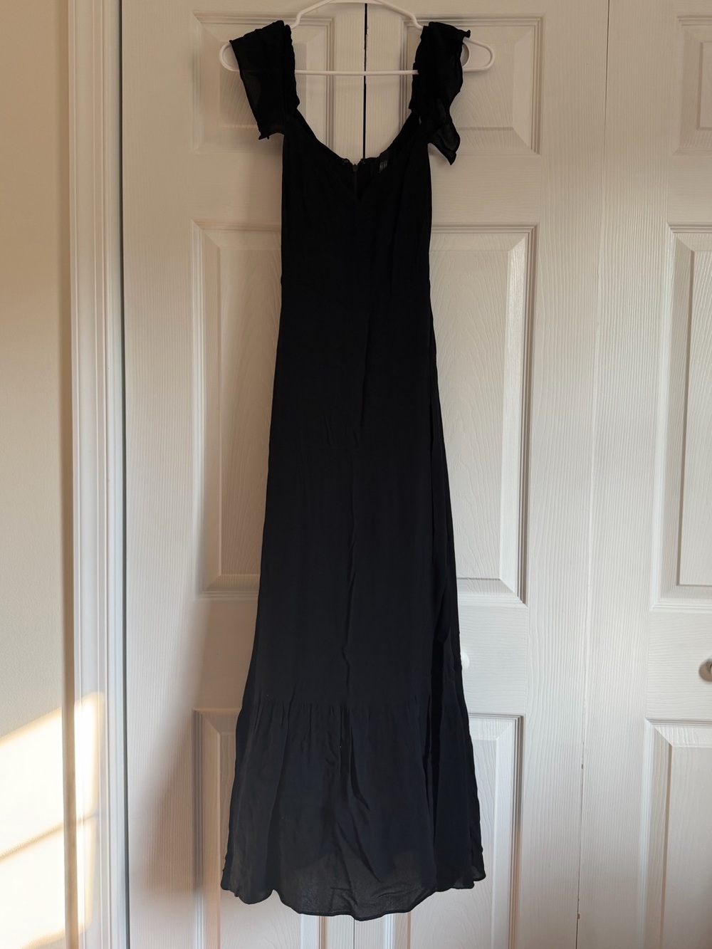 Reformation Butterfly MIDI Dress Black